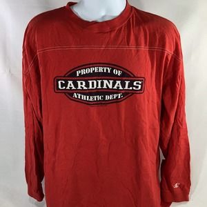 Vintage St Louis Cardinals Logo Athletic Long Sleeve T Shirt Property Of Large